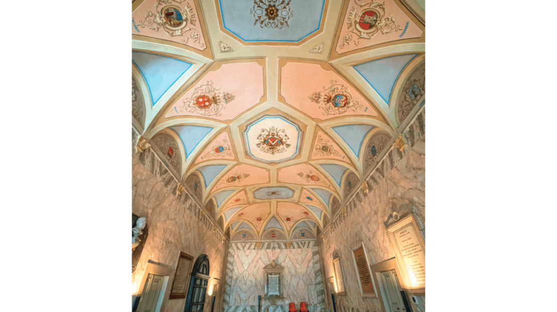 Sala degli stemmi Palazzo Pubblico - Cagli