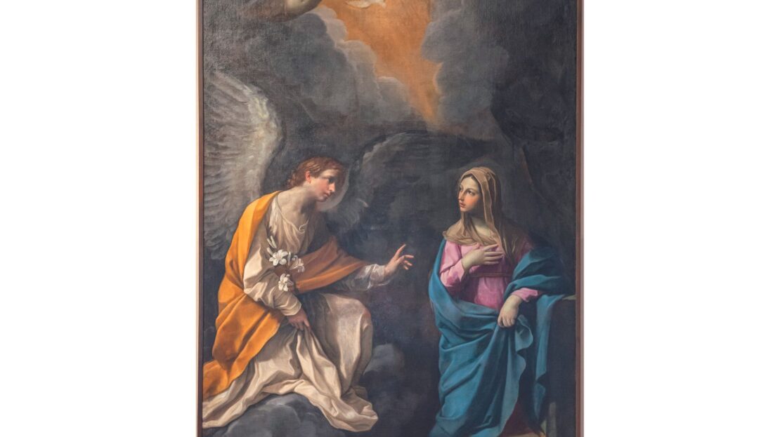 Annunciazione, Guido Reni, Pinacoteca Palazzo Malatestiano - Fano - Itinerari della Bellezza