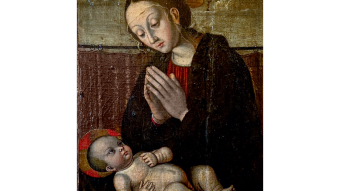 Madonna in preghiera con il Bambino - Museo Albani - Urbino - Itinerario della bellezza