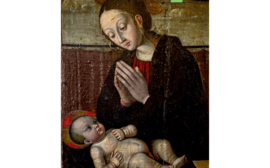 Madonna in preghiera con il Bambino - Museo Albani - Urbino - Itinerario della bellezza