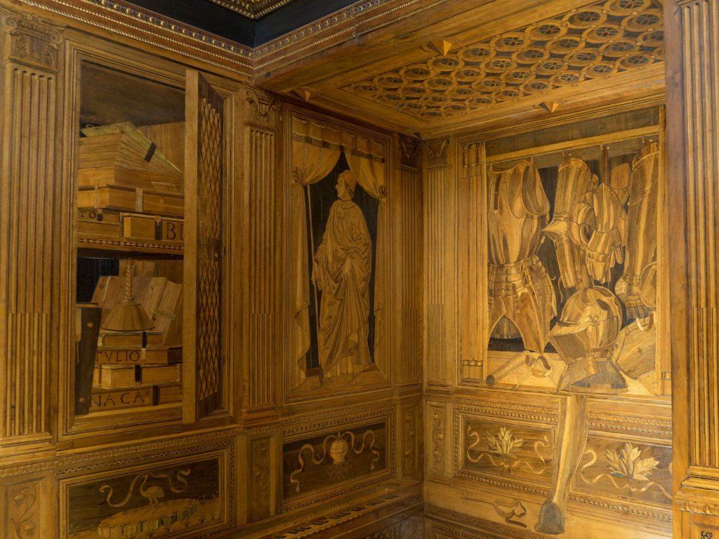 Lo Studiolo di Federico da Montefeltro in Palazzo Ducale - Urbino - Itinerario della bellezza
