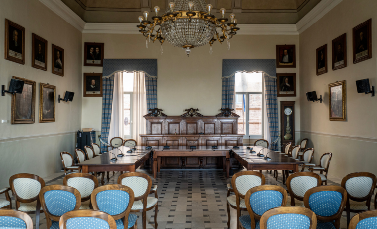 Corinaldo - Palazzo Comunale, Sala consiliare